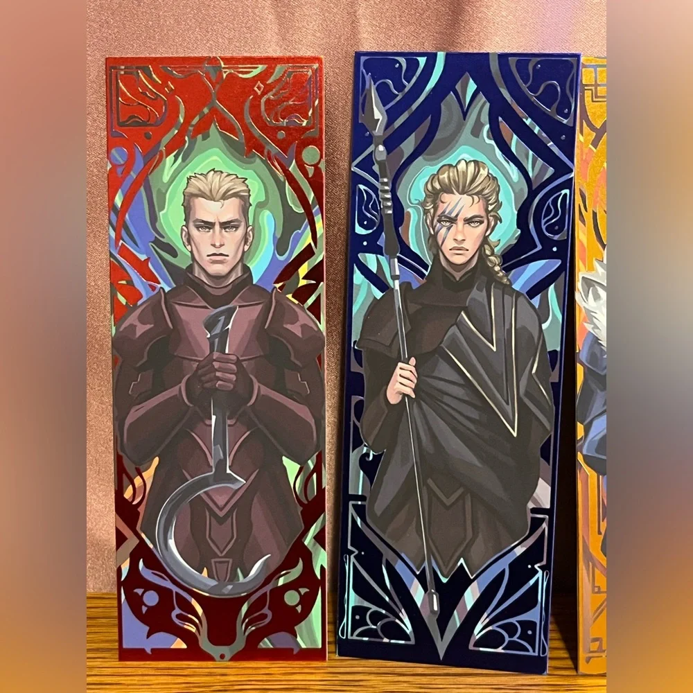 Fairyloot Red Rising Foiled Bookmarks New - Picture 2 of 6